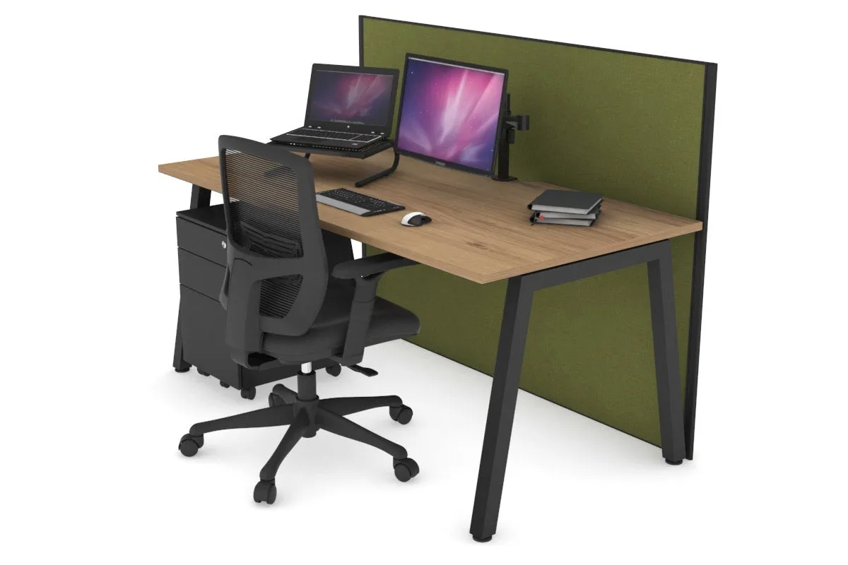 Horizon Quadro A Legs Office Desk [1800L x 800W with Cable Scallop]
