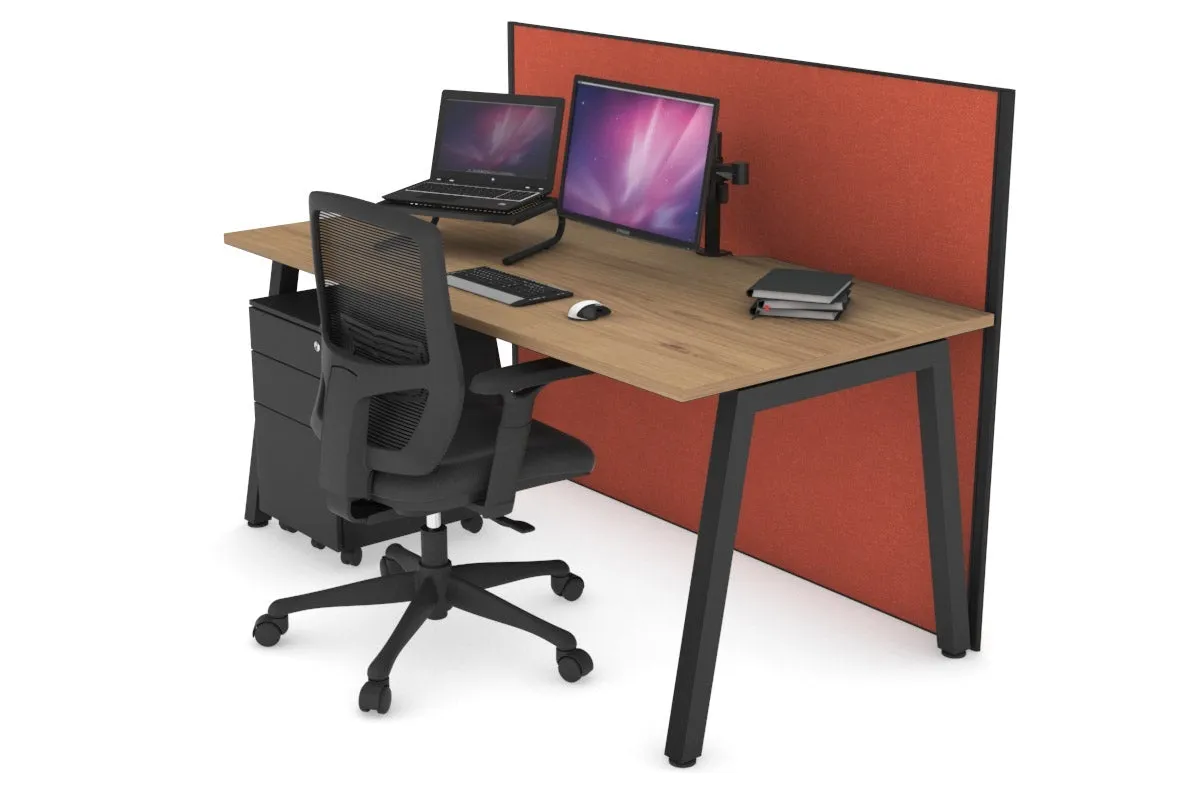 Horizon Quadro A Legs Office Desk [1800L x 800W with Cable Scallop]