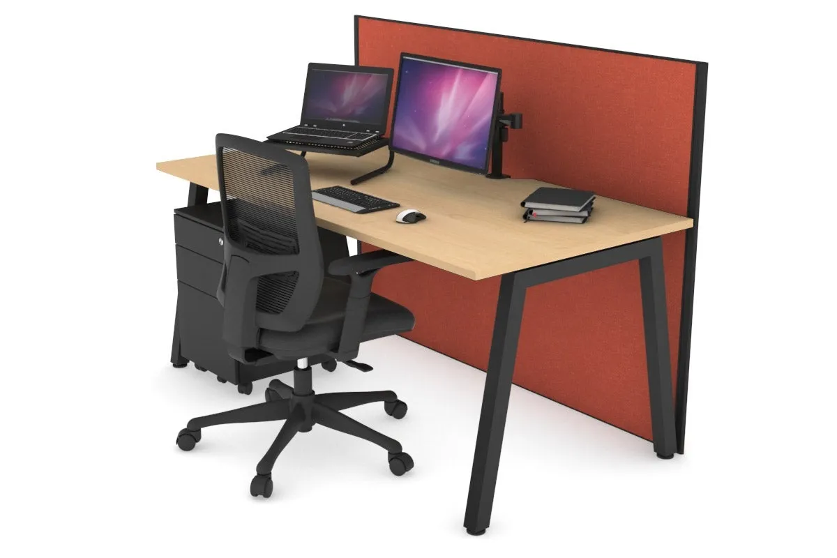 Horizon Quadro A Legs Office Desk [1800L x 800W with Cable Scallop]