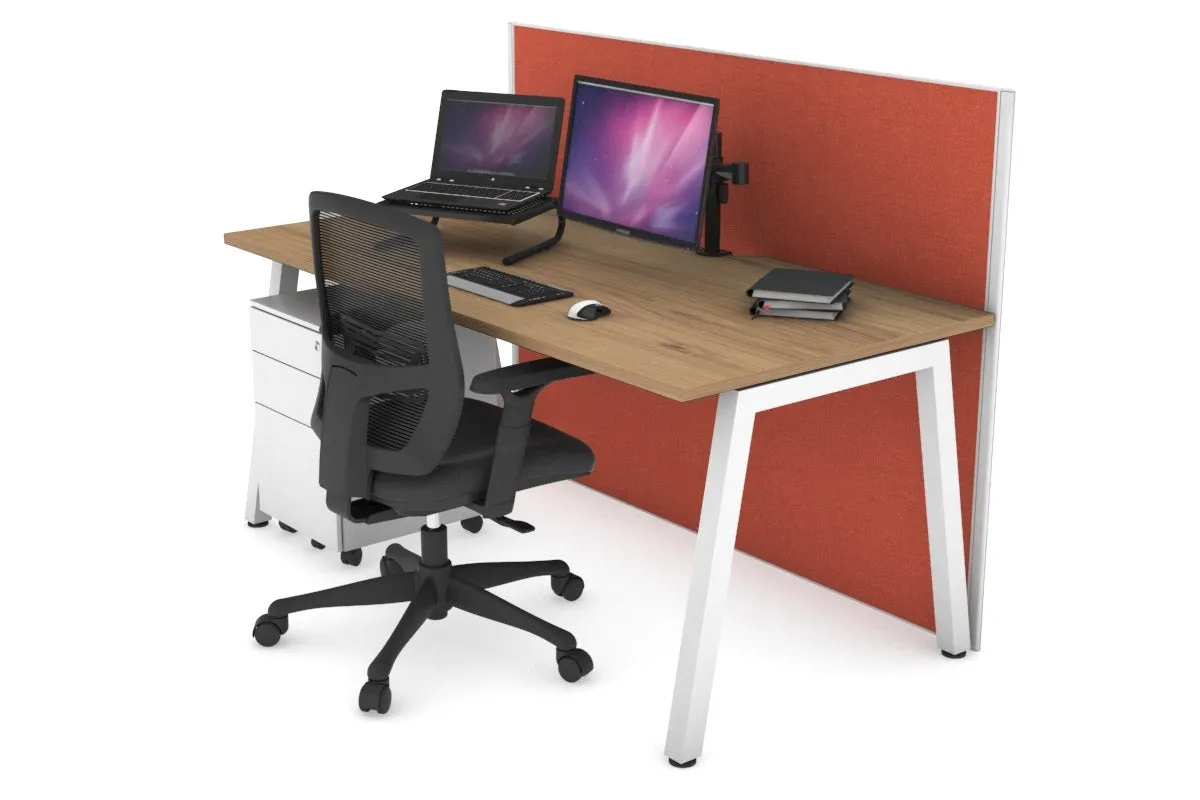 Horizon Quadro A Legs Office Desk [1800L x 800W with Cable Scallop]