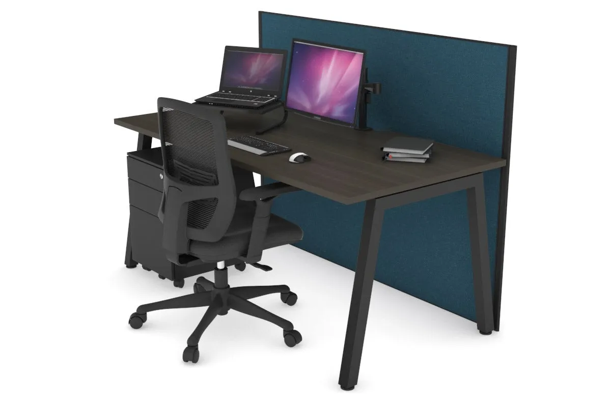 Horizon Quadro A Legs Office Desk [1800L x 800W with Cable Scallop]