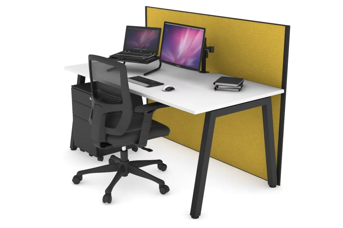 Horizon Quadro A Legs Office Desk [1800L x 800W with Cable Scallop]