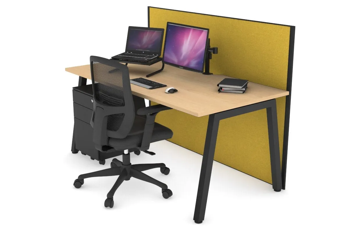Horizon Quadro A Legs Office Desk [1800L x 800W with Cable Scallop]