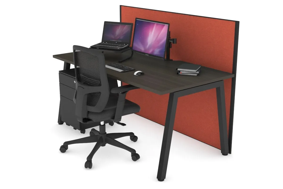 Horizon Quadro A Legs Office Desk [1800L x 800W with Cable Scallop]