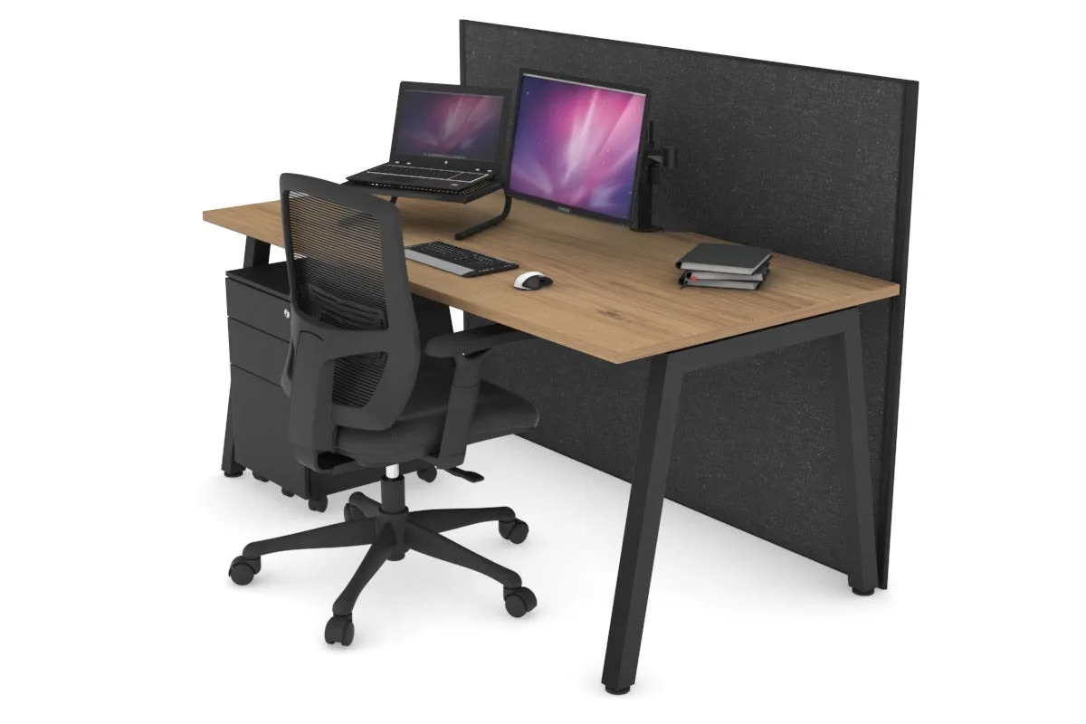 Horizon Quadro A Legs Office Desk [1800L x 800W with Cable Scallop]