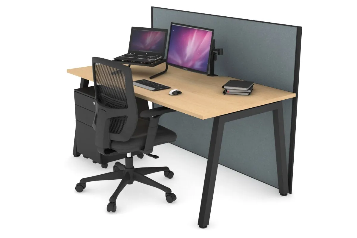 Horizon Quadro A Legs Office Desk [1800L x 800W with Cable Scallop]