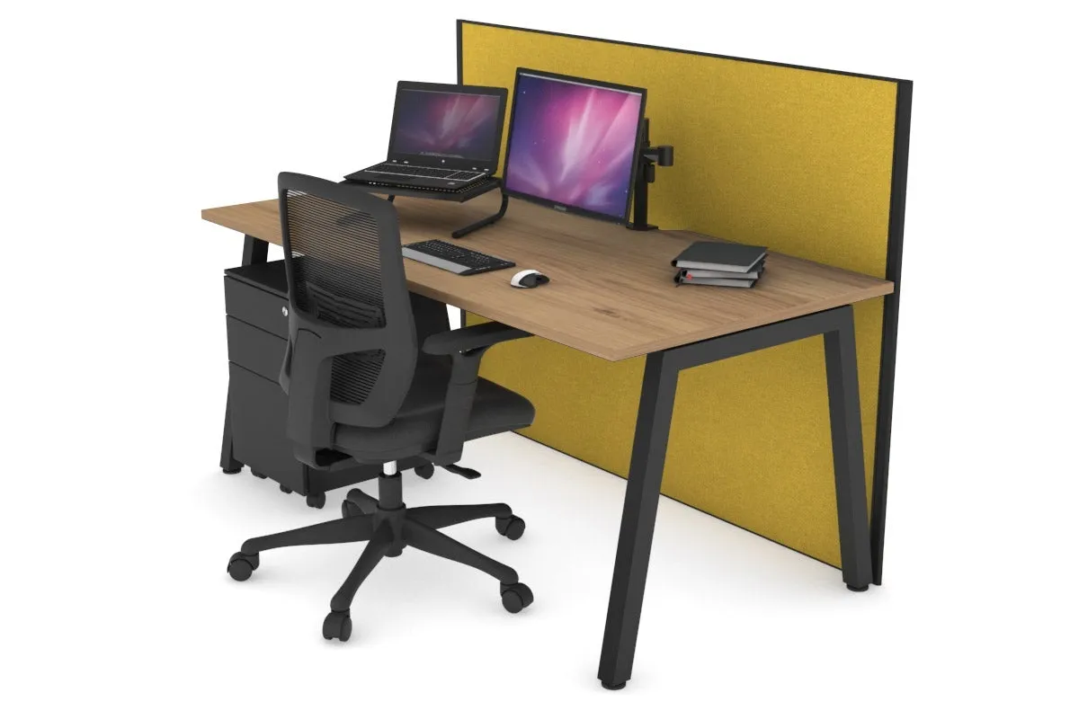 Horizon Quadro A Legs Office Desk [1800L x 800W with Cable Scallop]