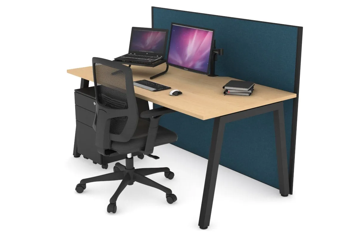 Horizon Quadro A Legs Office Desk [1800L x 800W with Cable Scallop]