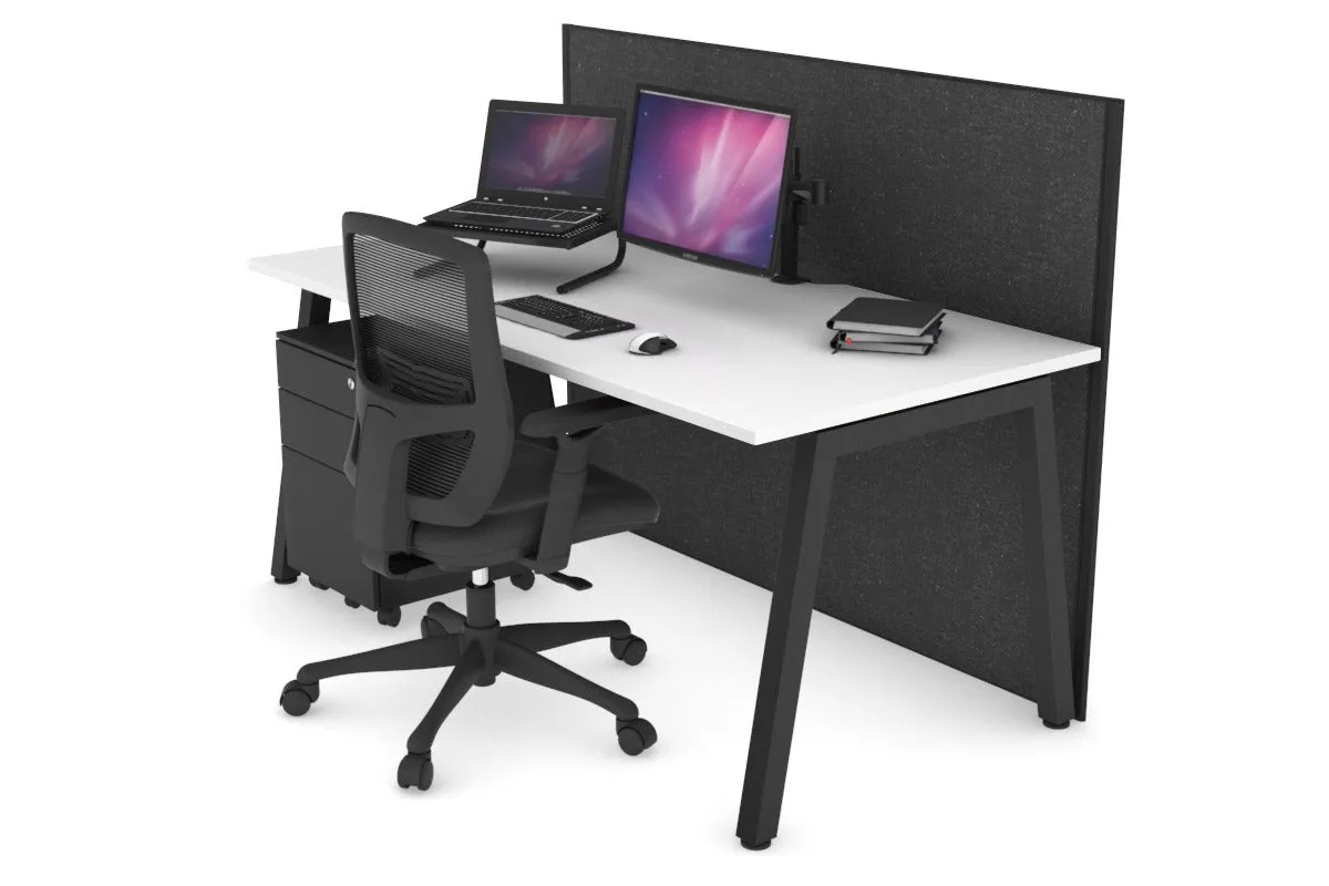 Horizon Quadro A Legs Office Desk [1800L x 800W with Cable Scallop]