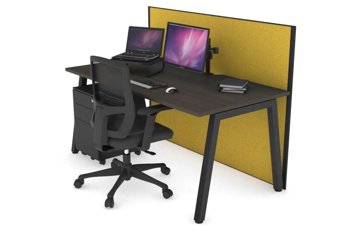 Horizon Quadro A Legs Office Desk [1800L x 800W with Cable Scallop]