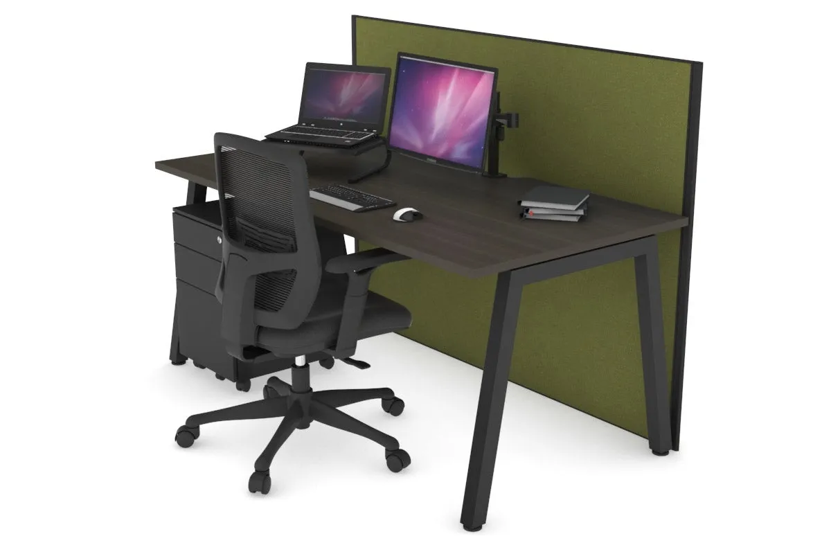 Horizon Quadro A Legs Office Desk [1800L x 800W with Cable Scallop]