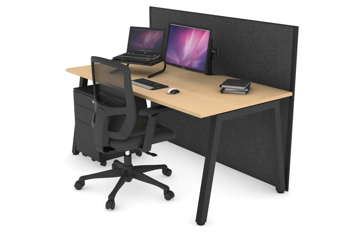 Horizon Quadro A Legs Office Desk [1800L x 800W with Cable Scallop]