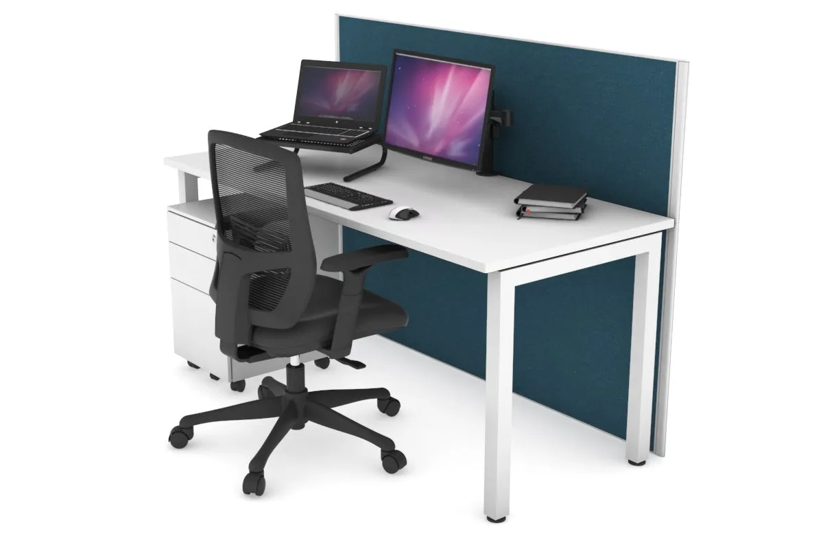 Horizon Quadro Square Legs Office Desk [1200L x 700W]