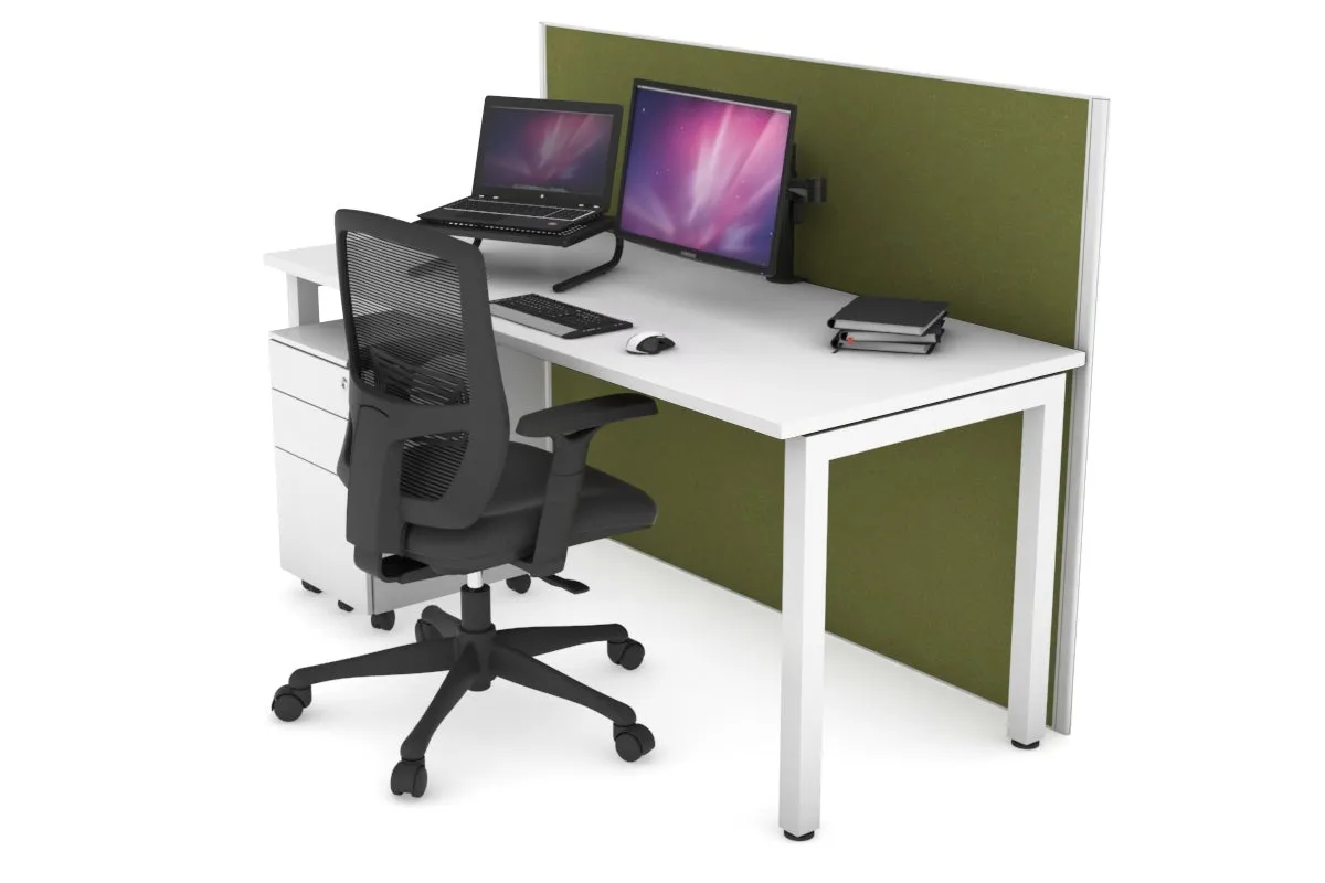 Horizon Quadro Square Legs Office Desk [1200L x 700W]