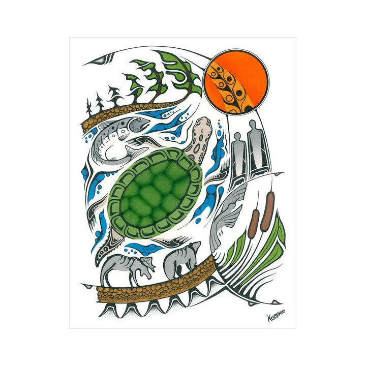 Indigenous Artist Collection: The Emissary by Mark V. Nadjiwan
