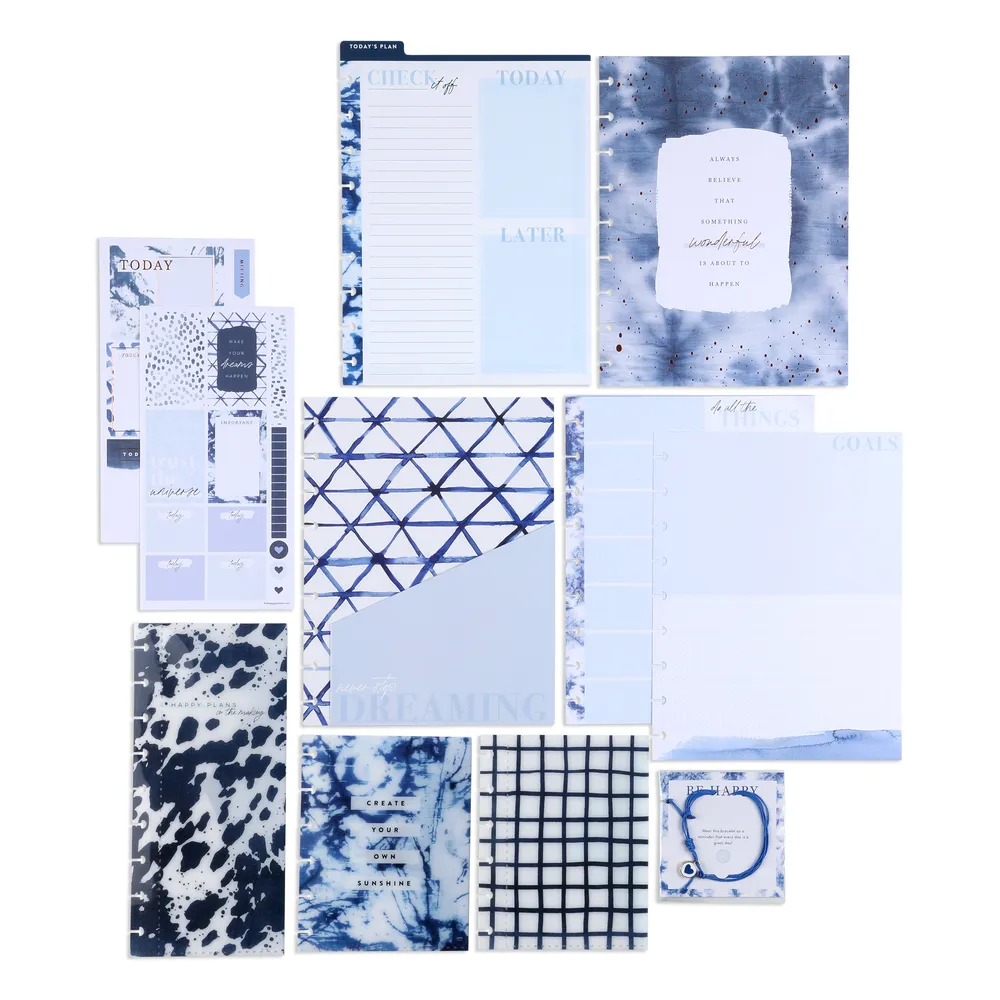 Indigo Tie Dye Classic Planner Companion