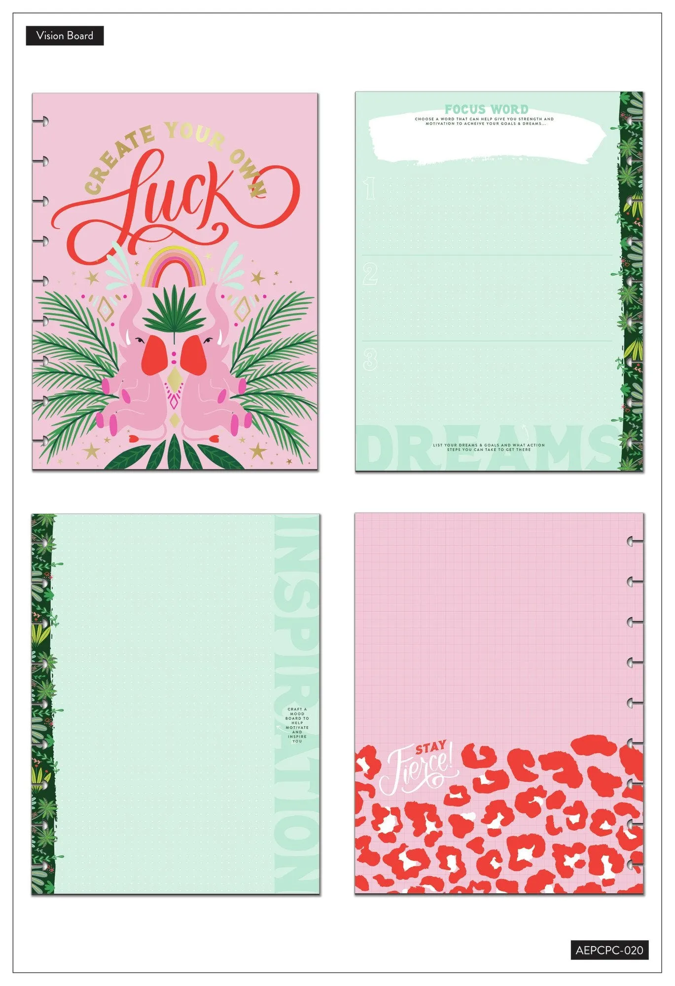 Jungle Vibes Classic Planner Companion