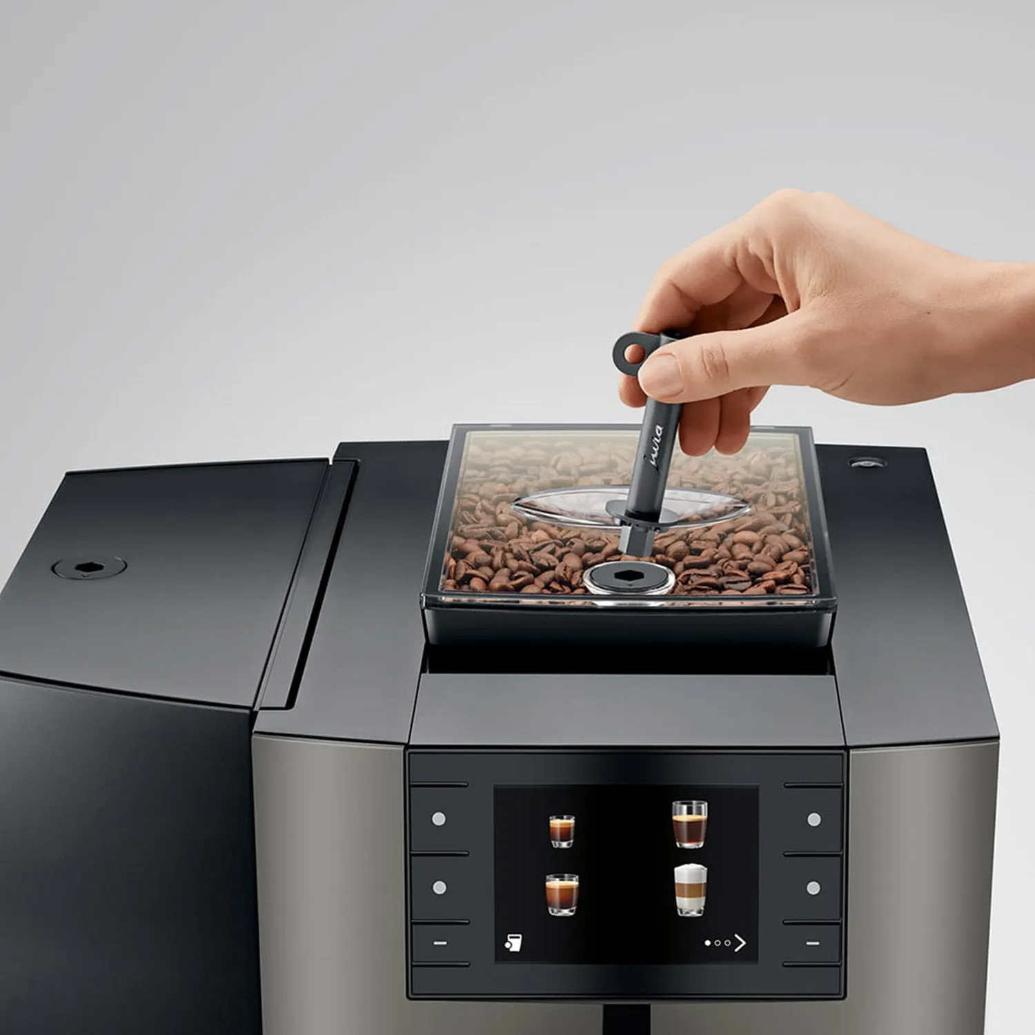 Jura X10 Professional Super Automatic Espresso Machine in Elegant Dark Inox Finish #15669 - Premium Coffee Maker for Coffee Enthusiasts