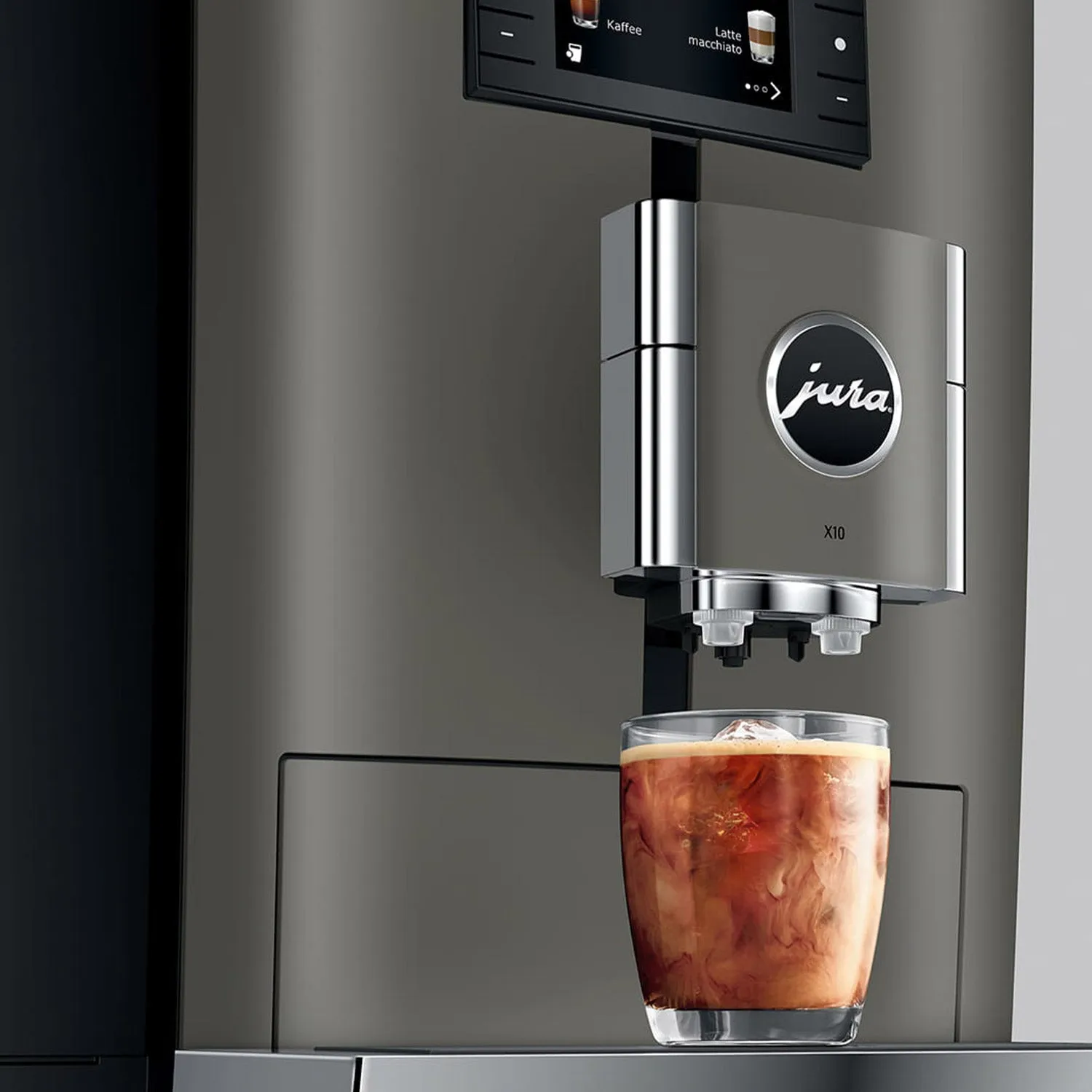 Jura X10 Professional Super Automatic Espresso Machine in Elegant Dark Inox Finish #15669 - Premium Coffee Maker for Coffee Enthusiasts
