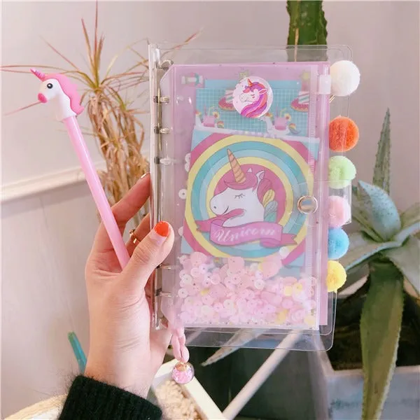 Kawaii Mystical Unicorn Notebook Collection