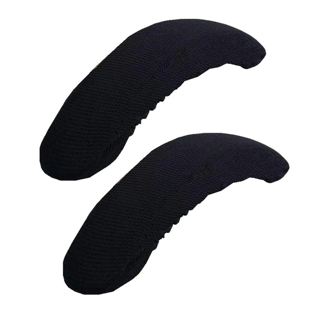 Kawn® 1 Pair Stretch Chair Armrest Covers Desk Chair Arm Slip-Cover Black ,Polyester