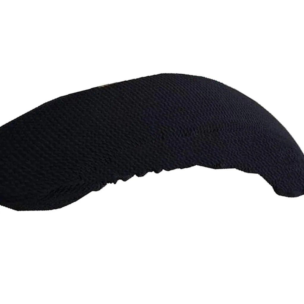 Kawn® 1 Pair Stretch Chair Armrest Covers Desk Chair Arm Slip-Cover Black ,Polyester