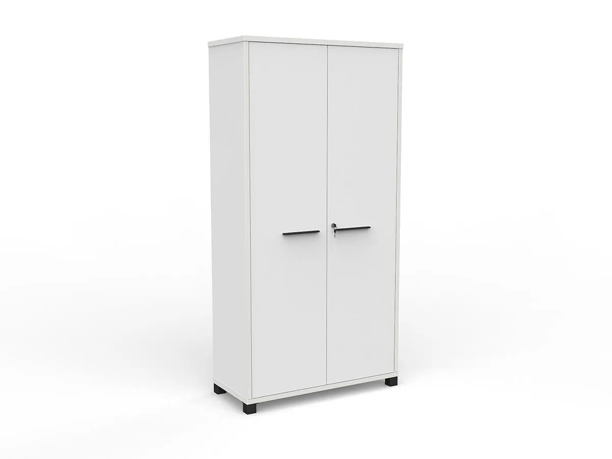 Knight's Cubit 1800mm Cupboard - White