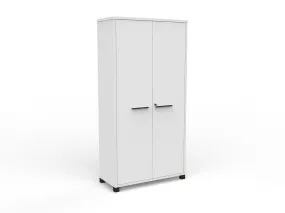Knight's Cubit 1800mm Cupboard - White