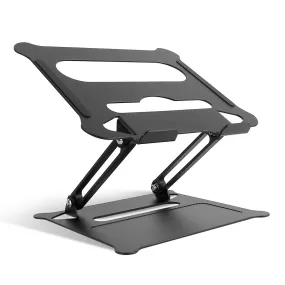 Laptop Stand Aluminum Angle Adjustable Ergonomic Computer Holder Riser Heat Vent Notebook Elevator For 10in-17in MacBook Pro 13 / 15- Electronics