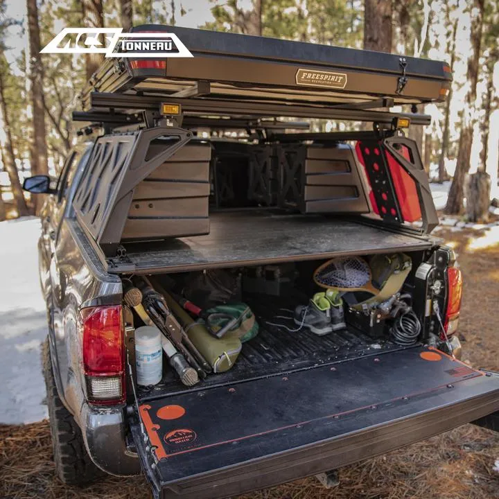 Leitner Designs ACS Forged Tonneau - Rails Only - For Ford