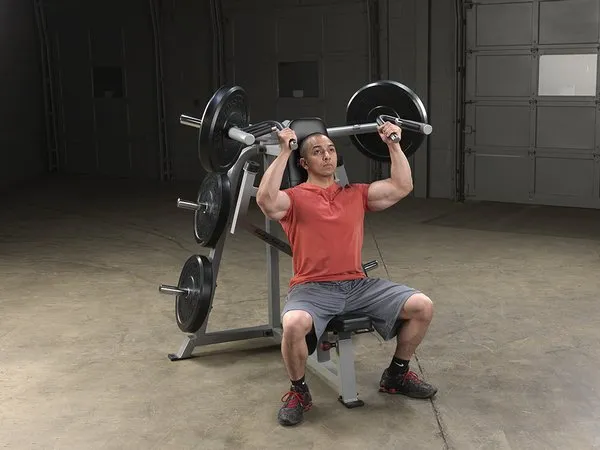 Leverage Shoulder Press Machine Pro Clubline LVSP