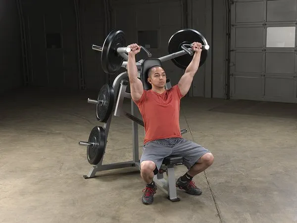 Leverage Shoulder Press Machine Pro Clubline LVSP