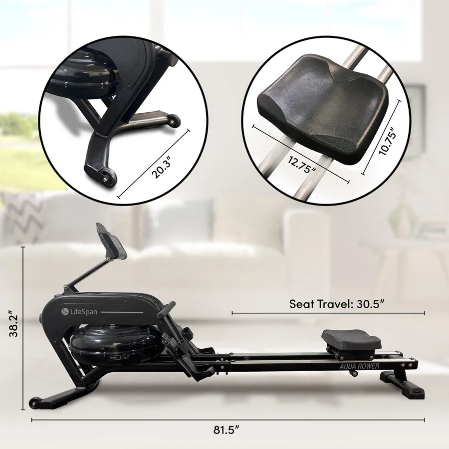 LIFESPAN AquaVitae Water Rower for ChooseHealthy
