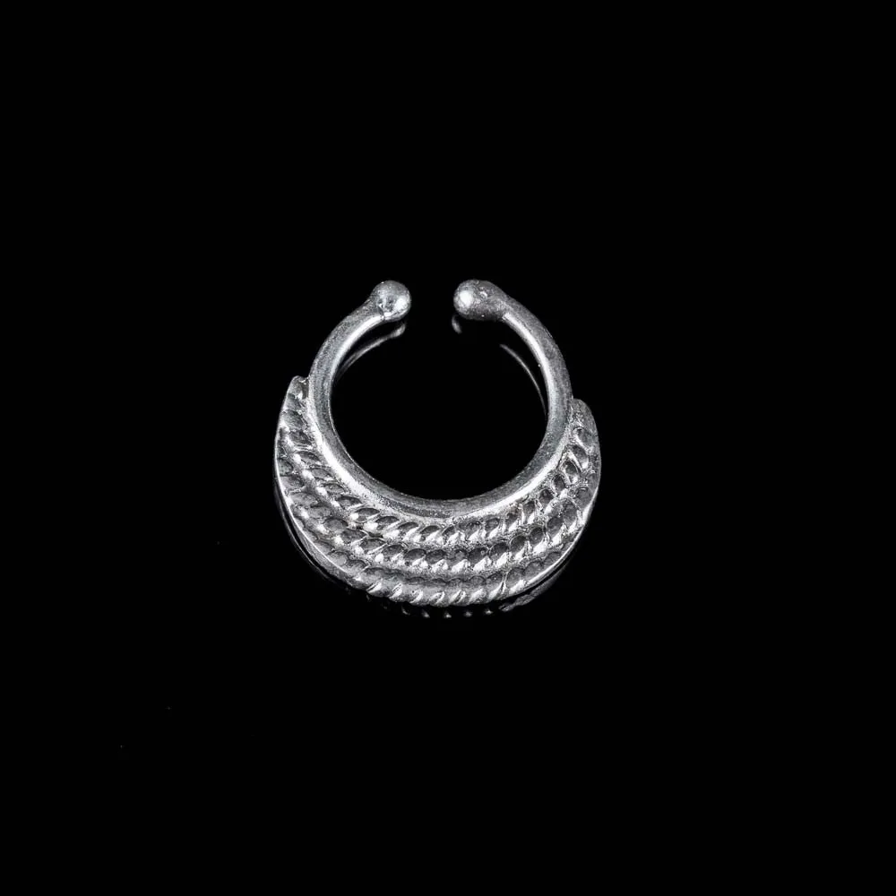 Luna Clip on Septum - Silver