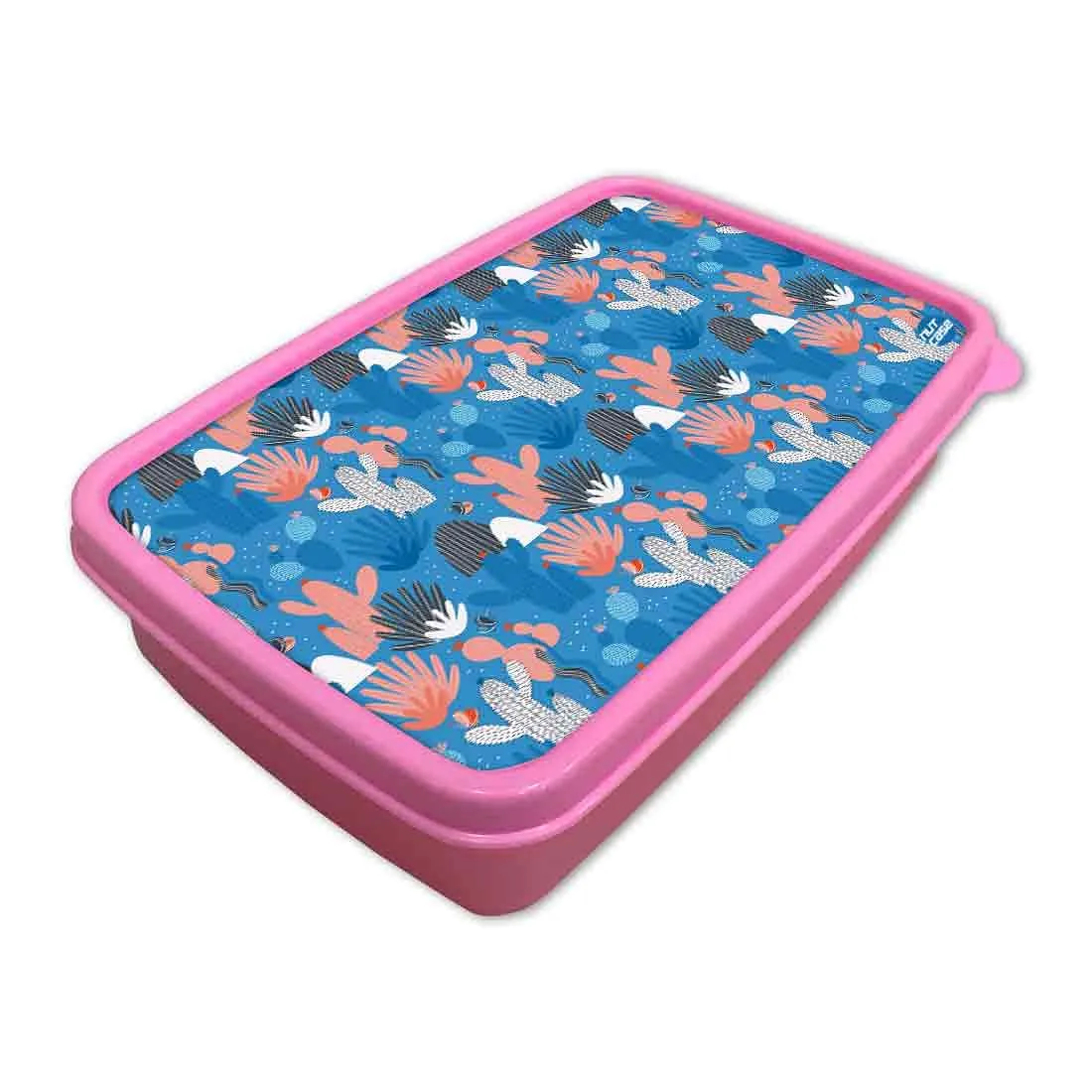 Lunch Box With Compartments for Girls Snack Containers - Cactus Plant