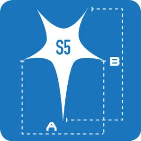 Lycra Sails - S5: 5 Point Sails