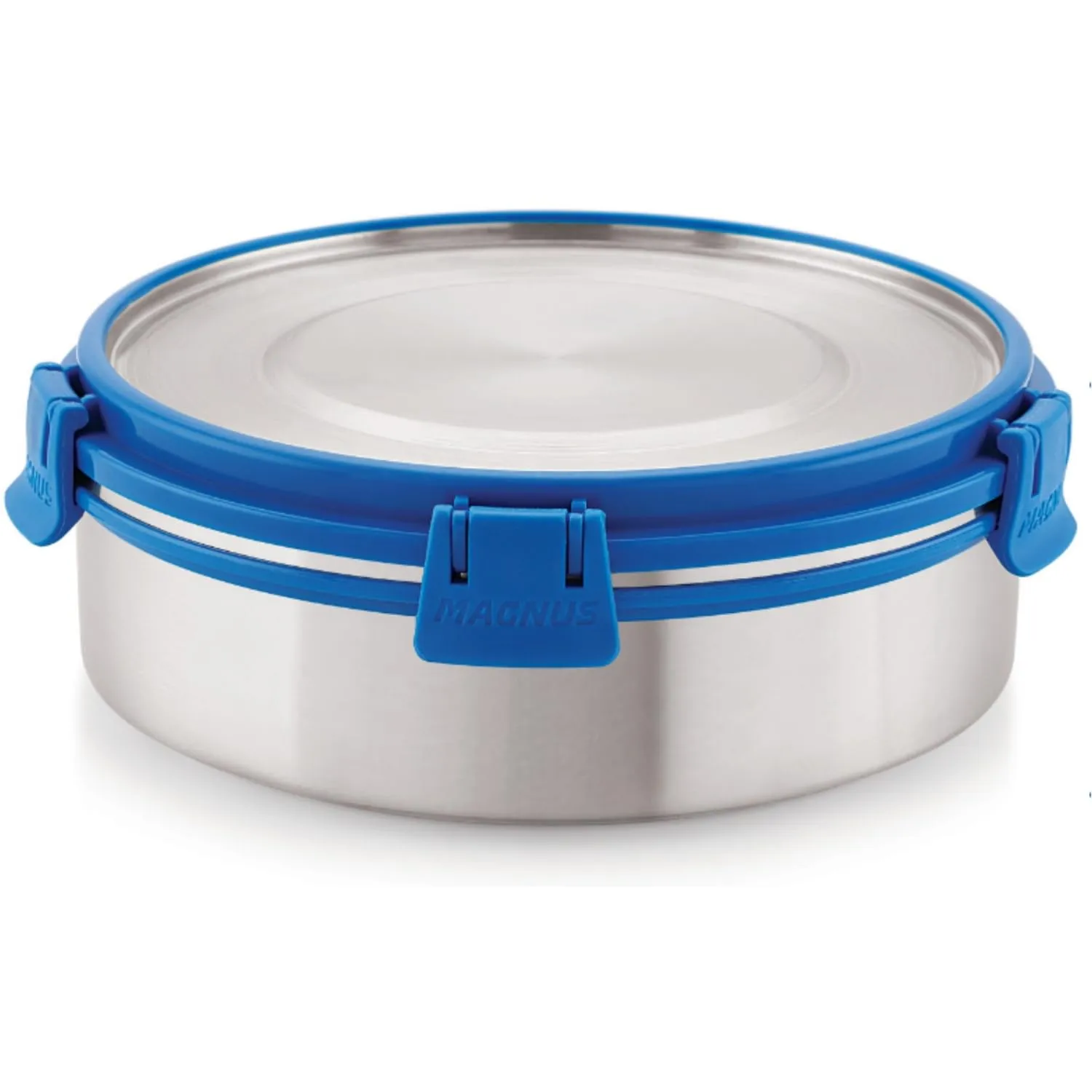 Magnus Stainless Steel Airtight Leakproof Storage Deluxe Container 1300ML with Klip Lock - Ideal Kitchen Accessories Items, Perfect Lunch Box, Lunch Boxes for Office Men