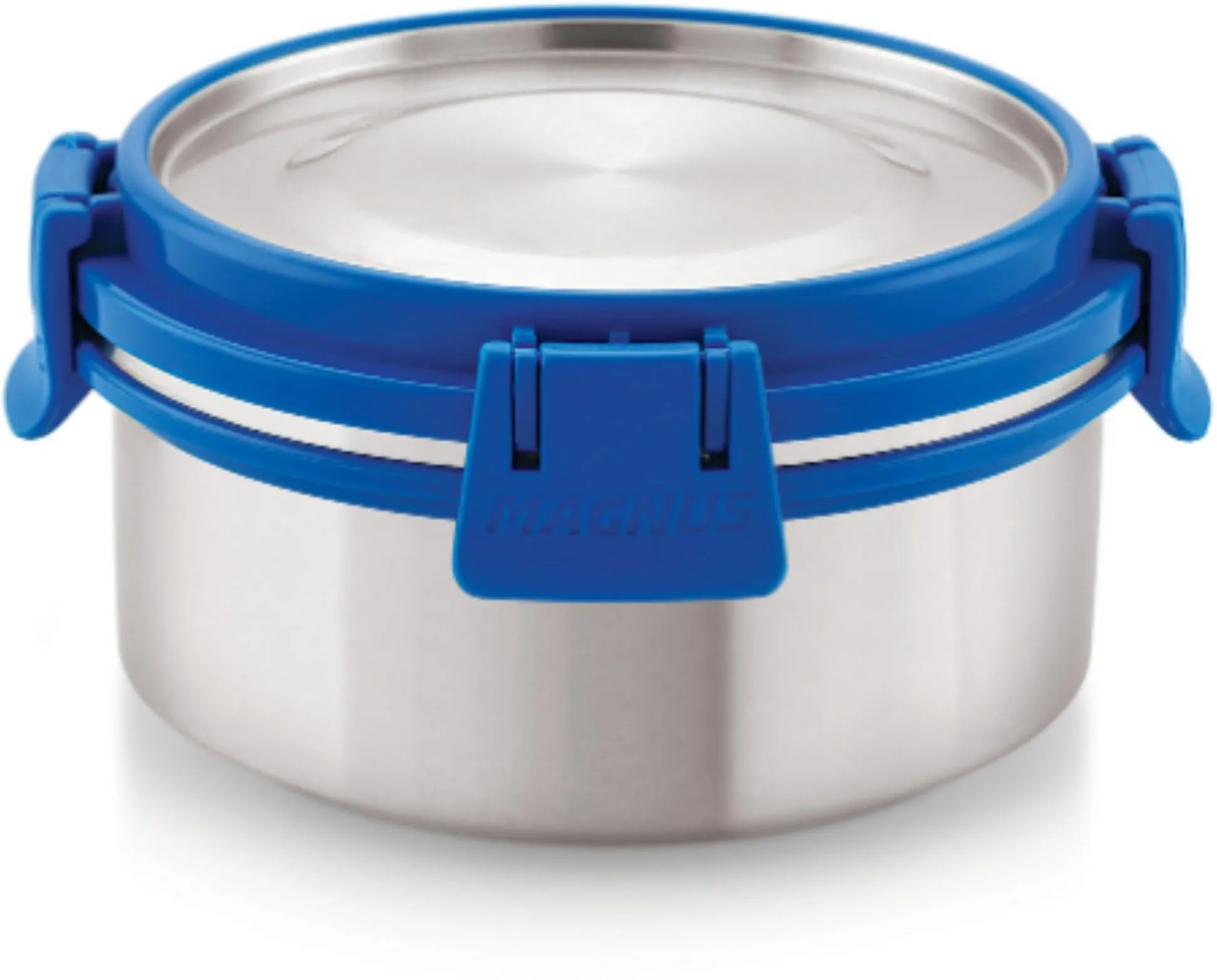 Magnus Stainless Steel Airtight Leakproof Storage Deluxe Container 450ML with Klip Lock - Ideal Kitchen Accessories Items, Perfect Lunch Box, Lunch Boxes for Office Men