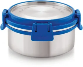 Magnus Stainless Steel Airtight Leakproof Storage Deluxe Container 450ML with Klip Lock - Ideal Kitchen Accessories Items, Perfect Lunch Box, Lunch Boxes for Office Men