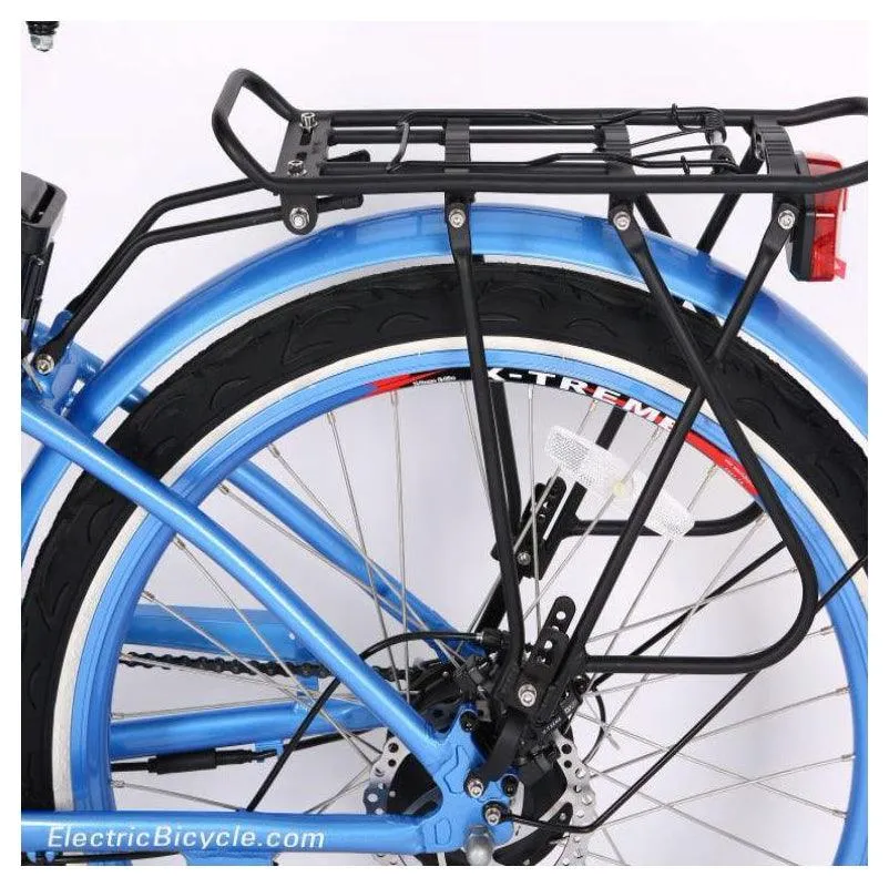 Malibu Elite Max 24 Volt Lithium Powered Beach Cruiser Electric Bike