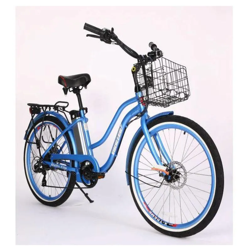 Malibu Elite Max 24 Volt Lithium Powered Beach Cruiser Electric Bike