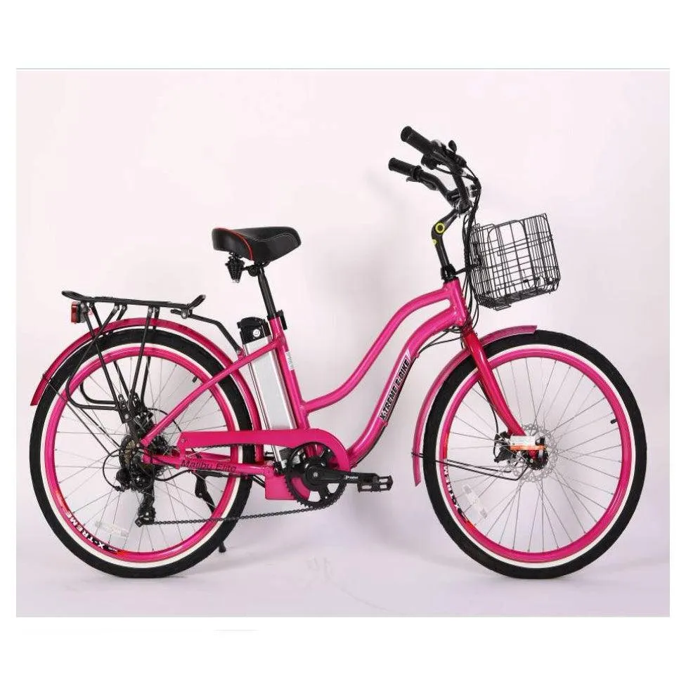 Malibu Elite Max 24 Volt Lithium Powered Beach Cruiser Electric Bike