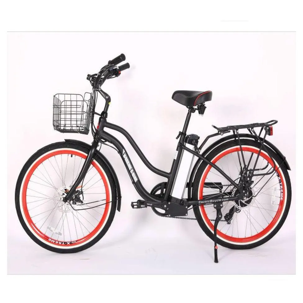 Malibu Elite Max 24 Volt Lithium Powered Beach Cruiser Electric Bike