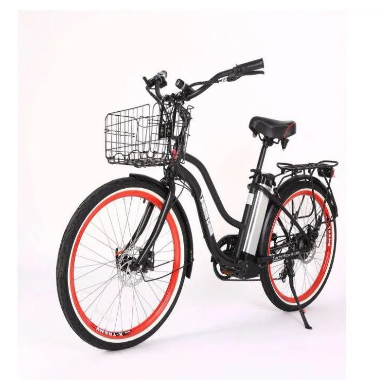 Malibu Elite Max 24 Volt Lithium Powered Beach Cruiser Electric Bike