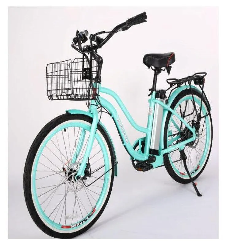 Malibu Elite Max 24 Volt Lithium Powered Beach Cruiser Electric Bike