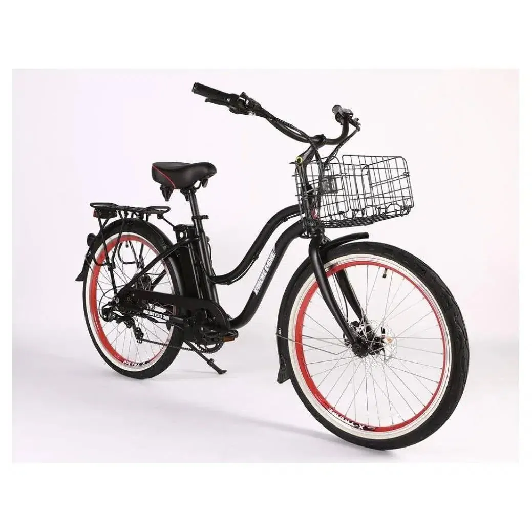 Malibu Elite Max 36 Volt Lithium Powered Beach Cruiser Electric Bike