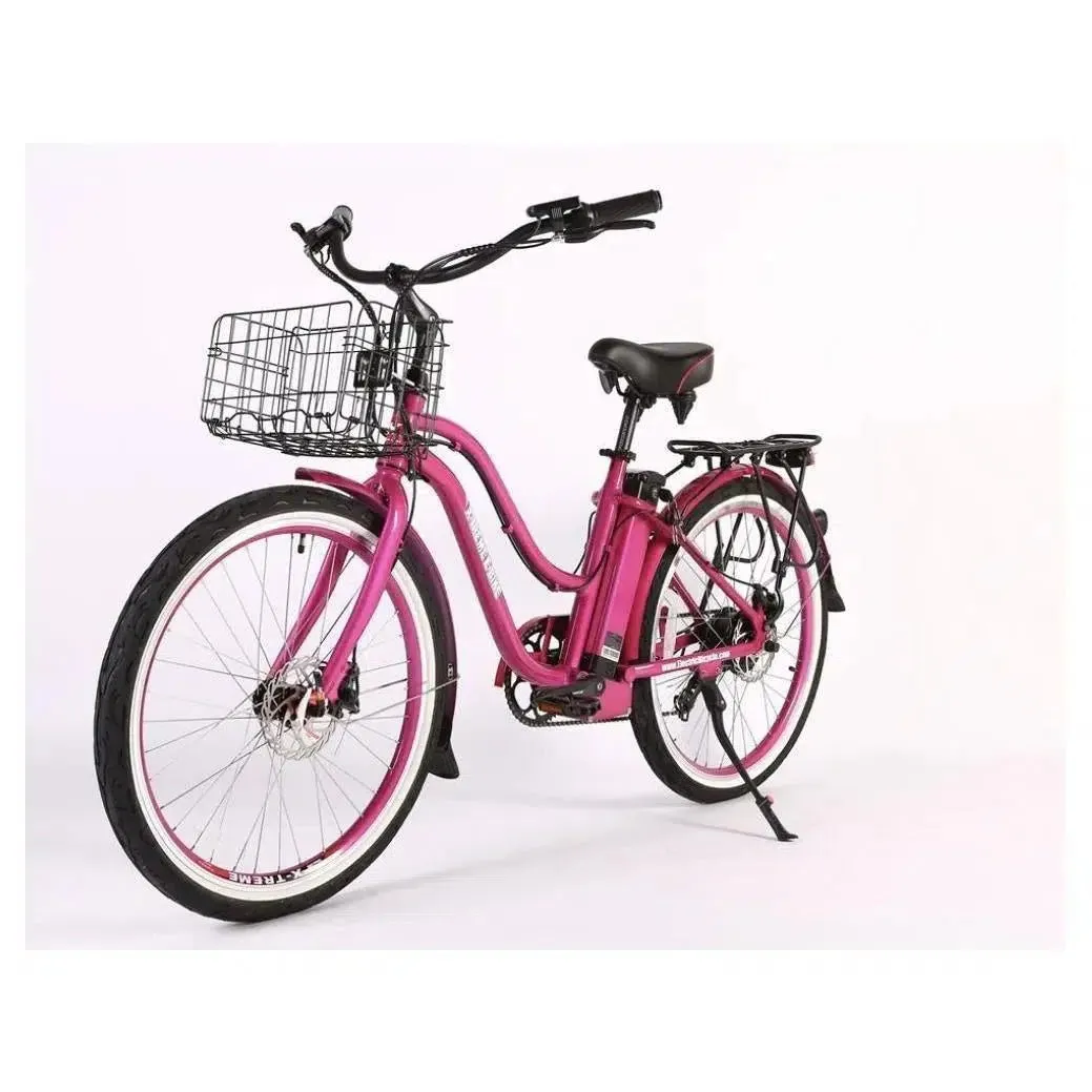 Malibu Elite Max 36 Volt Lithium Powered Beach Cruiser Electric Bike