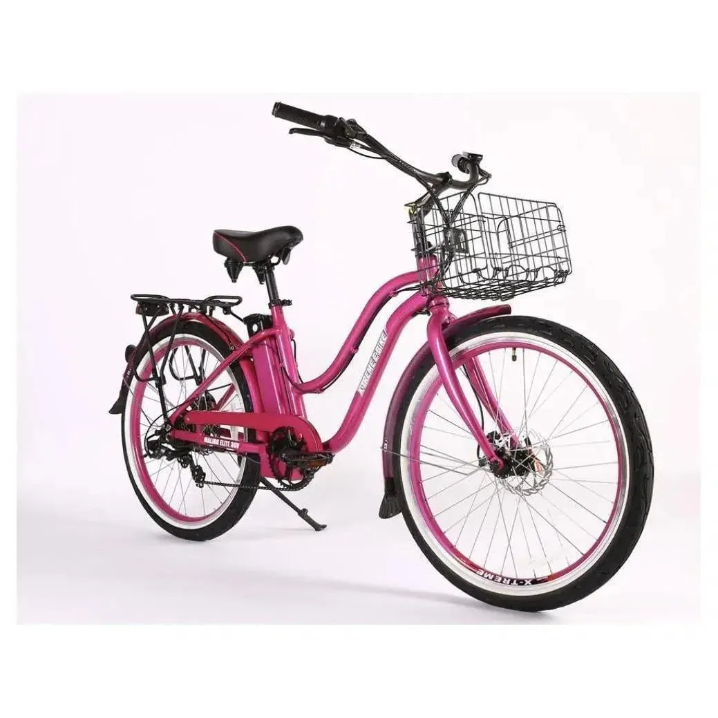 Malibu Elite Max 36 Volt Lithium Powered Beach Cruiser Electric Bike
