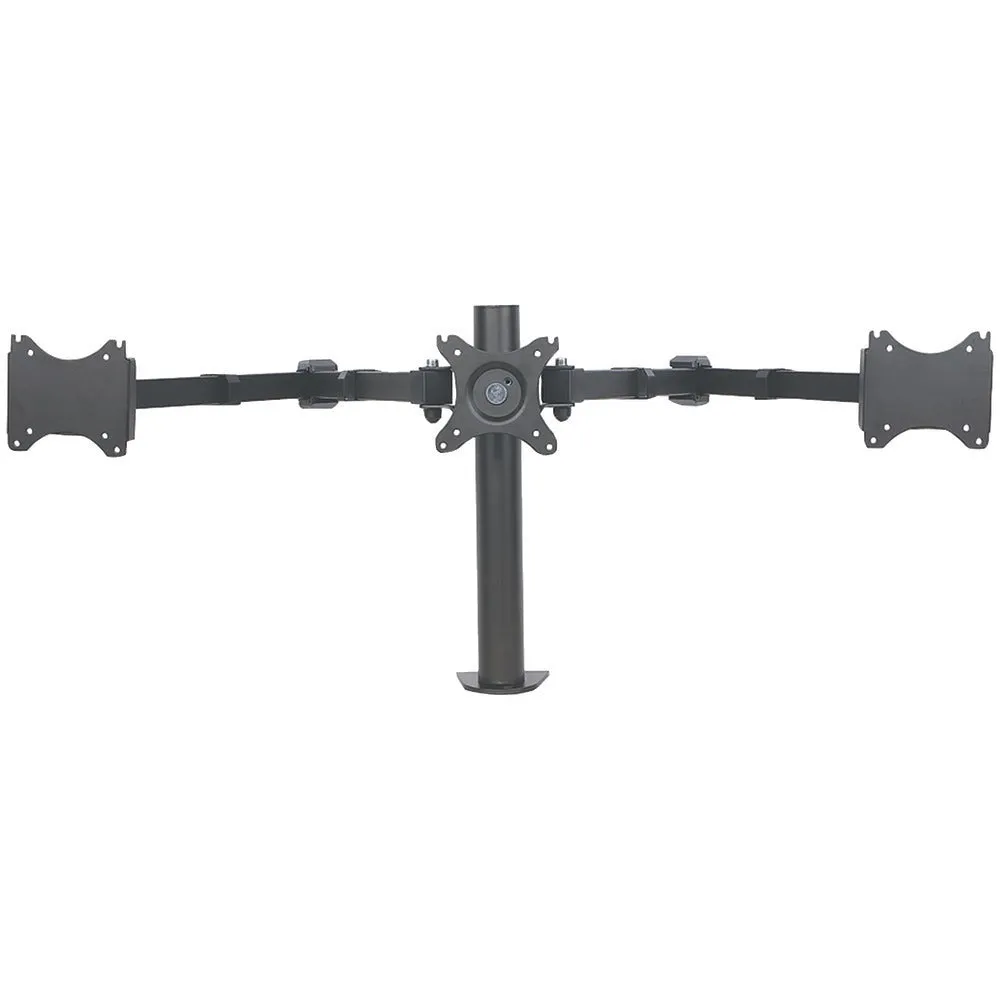 MANHATTAN 461115 LCD Monitor Mount with Double-Link Swing Arms (Supports 3 Monitors)