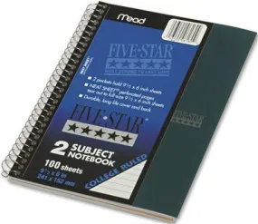 Mead Wirebound Notebook College Rule 6 X 9-1/2 We 100 Sheets/Pad